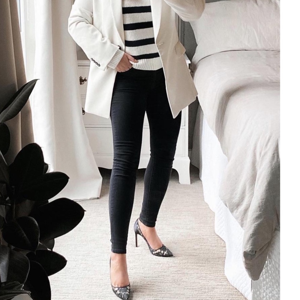 MADEWELL Roadtripper Black Skinny Jeans